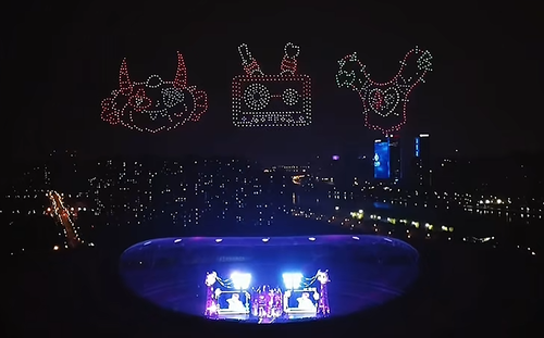 无人机表演,无人机编队灯光秀,广州无人机表演,深圳无人机表演